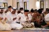 Ma'ruf Amin Salat Subuh Berjamaah di Masjid Raya Sheikh Zayed Solo. (Foto: Setwapres)