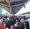 Penjelasan KRL Soal Kereta Relasi Nambo-Jakarta Kota Gangguan Teknis di Stasiun Depok. (Foto: MNC Media)