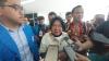 Mensos Risma Bantah Eks Koruptor Tasdi Jadi Stafsusnya. (Foto: Widya Michella).