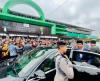 Blusukan ke Pasar Rakyat Tabalong, Jokowi Cek Harga Pangan Jelang Ramadan (FOTO:Dok Ist)