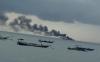 Angkut 5,9 Ribu Kiloliter Pertalite, Kapal Carter Pertamina Terbakar di Laut. (Foto: MNC Media)