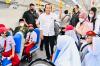 Jokowi Jajal Kereta Api Makassar-Parepare Bareng Anak Sekolah (FOTO: MNC Media)