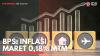 BPS: Inflasi Maret 0,18% MTM. (Sumber : IDXChannel)