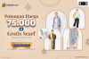 Beli Baju Lebaran di AladinMall Aja! Dapat Scarf Plus Gratis Ongkir (Foto: MNC Media)