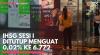 IHSG Sesi I Ditutup Menguat 0,02% ke 6.772. (Sumber : IDXChannel)