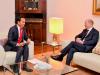 Bertemu Kanselir Jerman Olaf Scholz, Jokowi Minta Perjanjian Indonesia IU-CEPA segera Tuntas. Foto: MNC Media.