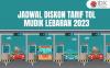 Lima Tarif Tol Diskon 20 Persen di Mudik Lebaran 2023, Cek Rinciannya