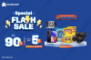 Serbu Flash Sale Lebaran, Diskon s.d 90 Persen Plus Gratis Ongkir di AladinMall. (Foto: MNC Media)