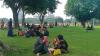 Dibuka Hari Ini, Kawasan Monas Langsung Diserbu Ribuan Pengunjung (Foto: MNC Media/ Refi Sandi)