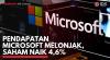 Pendapatan Microsoft Melonjak, Saham Naik 4,6%. (Sumber : IDXChannel)