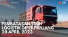 Pembatasan Truk Logistik Diperpanjang 28 April 2023. (Sumber : IDXChannel)
