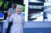 Direktur Utama Pertamina Nicke Widyawati memonitoring arus balik di beberapa titik SPBU. (Foto: dok Pertamina)