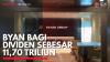BYAN Bagi Dividen Sebesar 11,70 Triliun. (Sumber : IDXChannel)