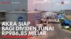 AKRA Siap Bagi Dividen Tunai Rp986,85 Miliar. (Sumber :  IDXChannel)