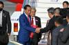 Jokowi Tiba di Hiroshima, Disambut Langsung Dubes Jepang Heri Akhmadi. (Foto: Photo Pooling G7 Jepang 2023)