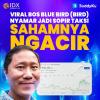 Viral Bos Blue Bird (BIRD) Nyamar Jadi Sopir Taksi, Sahamnya Ngacir