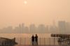 New York Dilanda Kabut Asap Parah, Warga Diminta Pakai Masker. (Foto: MNC Media)