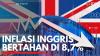 Inflasi Inggris Bertahan di 8,7%. (Sumber : IDXChannel)