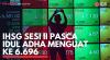 IHSG Sesi II Pasca Idul Adha Menguat ke 6.696. (Sumber : IDXChannel)