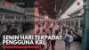 Senin Hari Terpadat Pengguna KRL,(Sumber: IDX CHANNEL)