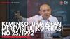 KemenkopUKM Akan Merevisi UU Koperasi No 25/1992. (Sumber : IDXChannel)