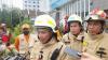 Tiga Orang Terluka Akibat Kebakaran Gedung K-Link Jakarta. (Foto: Danandaya Arya/MNC Media)
