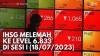 IHSG Melemah ke Level 6.833 di Sesi I (18/07/2023),(Sumber: IDX CHANNEL)