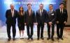 Executive Chairman MNC Group Hary Tanoesoedibjo bersama tim dari Media Asia Group Holding Limited, usai penandatanganan kerja sama antara MSIN dan Media Asia Gr