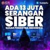 Ada 13 Juta Serangan Siber Sasar Pengguna Indonesia