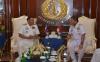 Kepala Staf TNI Angkatan Laut (KSAL) Laksamana TNI Muhammad Ali menerima kunjungan kehormatan dari Kepala Staf Angkatan Laut Filipina Vice Admiral Toribio Adaci
