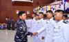 Kepala Staf Angkatan Laut (KSAL) Laksamana TNI Muhammad Ali saat pembekalan Perwira Remaja TNI AL