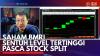 Saham BMRI Sentuh Level Tertinggi Pasca Stock Split. (Sumber : IDXChannel)