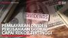 Pembayaran Dividen Perusahaan Global Capai Rekor Tertinggi. (Sumber : IDXChannel)