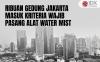 1.300 Gedung Tinggi Jakarta Masuk Kriteria Wajib Pasang Alat Water Mist