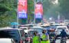 Jalanan macet akibat penutupan ruas jalan saat KTT ASEAN ke-43 di Jakarta (Ilustrasi macet/ASEAN2023.id)