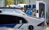 Mobil patroli Polantas menggunakan kendaraan listrik saat event KTT ASEAN 2023 (ASEAN2023.id)