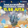 Jumlah Investor Pasar Modal Tembus 11,58 Juta