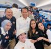 Jajal Kereta Cepat Bareng Jokowi, Para Artis Akui Bangga dengan Kemajuan RI. (Foto: Biro Pers Setpres)