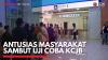 Antusias Masyarakat Sambut Uji Coba KCJB,(Sumber: IDX CHANNEL)