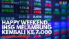 Happy Weekend, IHSG Melambung Kembali ke 7.000,(Sumber: IDX CHANNEL)