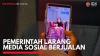 Pemerintah Larang Media Sosial Berjualan,(Sumber: IDX CHANNEL)
