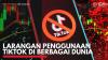 Larangan Penggunaan TikTok di Berbagai Dunia. (Sumber : IDXChannel)