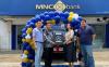 MNC Bank menyerahkan hadiah mobil Mercedes Benz GLC 300 ke nasabah MNC Bank Kantor Cabang Jambi.