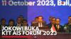 Jokowi Buka KTT AIS Forum 2023 CMS. (Sumber : IDXChannel)