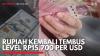 Rupiah Kembali Tembus Level Rp15.700 Per USD. (Sumber : IDXChannel)