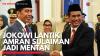 Jokowi Lantik Amran Sulaiman Jadi Mentan. (Sumber : IDXChannel)