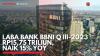 Laba Bank BBNI Q III-2023 Rp15,75 Triliun, Naik 15% Yoy. (Sumber : IDXChannel)