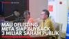 Mau Delisting, META Siap Buyback 3 Miliar Saham Publik. (Sumber : IDXChannel)