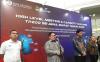 Kepala BI Jabar Erwin Gunawan Hutapea (dua dari kiri) saat memberikan keterangan high level meeting di Gedung Sate, Jumat (17/11/2023). (Foto: Arif Budianto/MPI