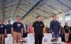Menteri Badan Usaha Milik Negara (BUMN), Erick Thohir meresmikan merek dan logo baru Pos Indonesia di Pos Bloc Surabaya.
